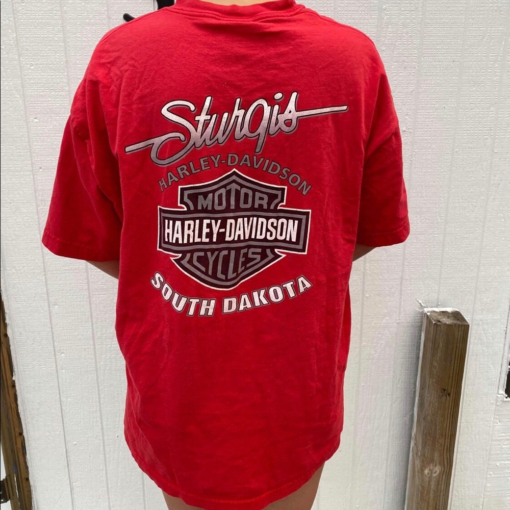 “Live to ride” Harley Davidson shirt